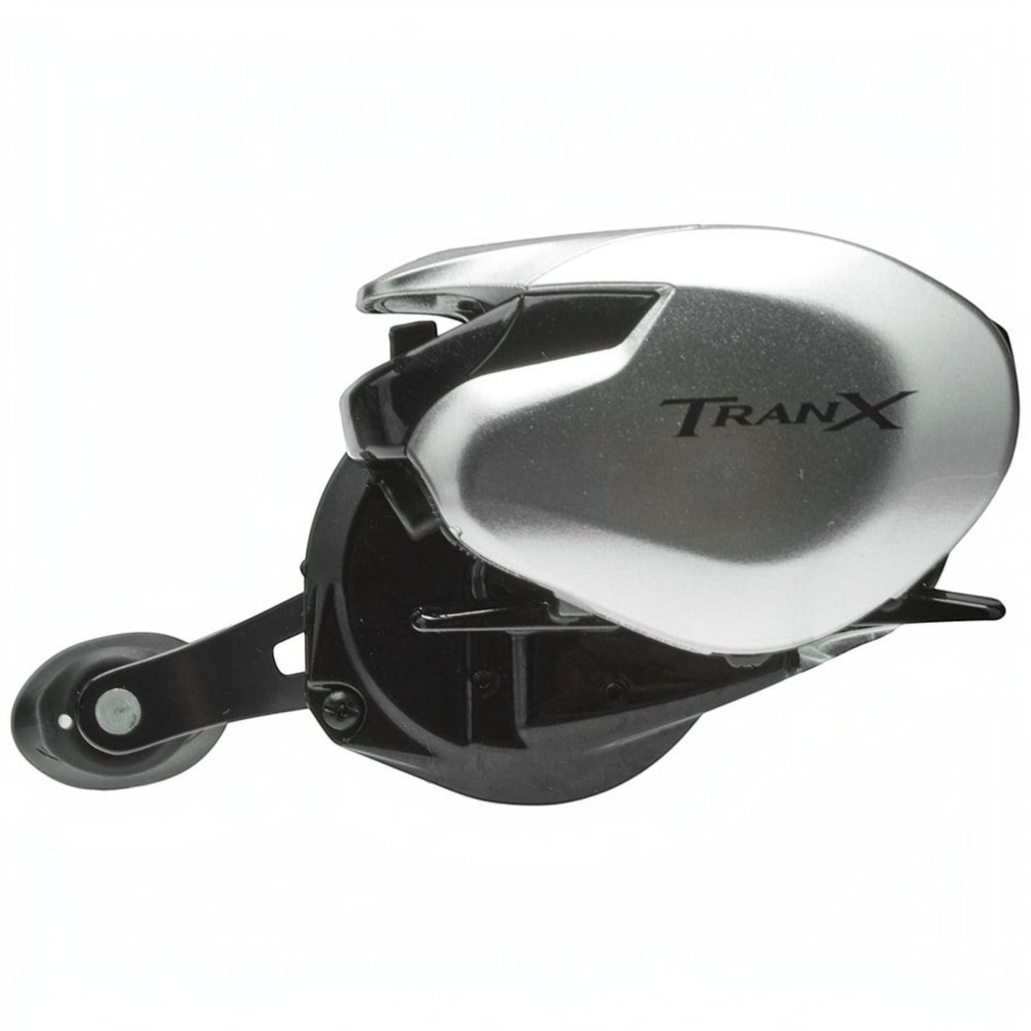 Dogfish Tackle & Marine Shimano Tranx 200 A baitcasting reel, silver and black, with Tranx logo.