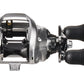 Dogfish Tackle & Marine Shimano Tranx 400B baitcasting reel, silver with black handles, for big fish and heavy-duty angling.