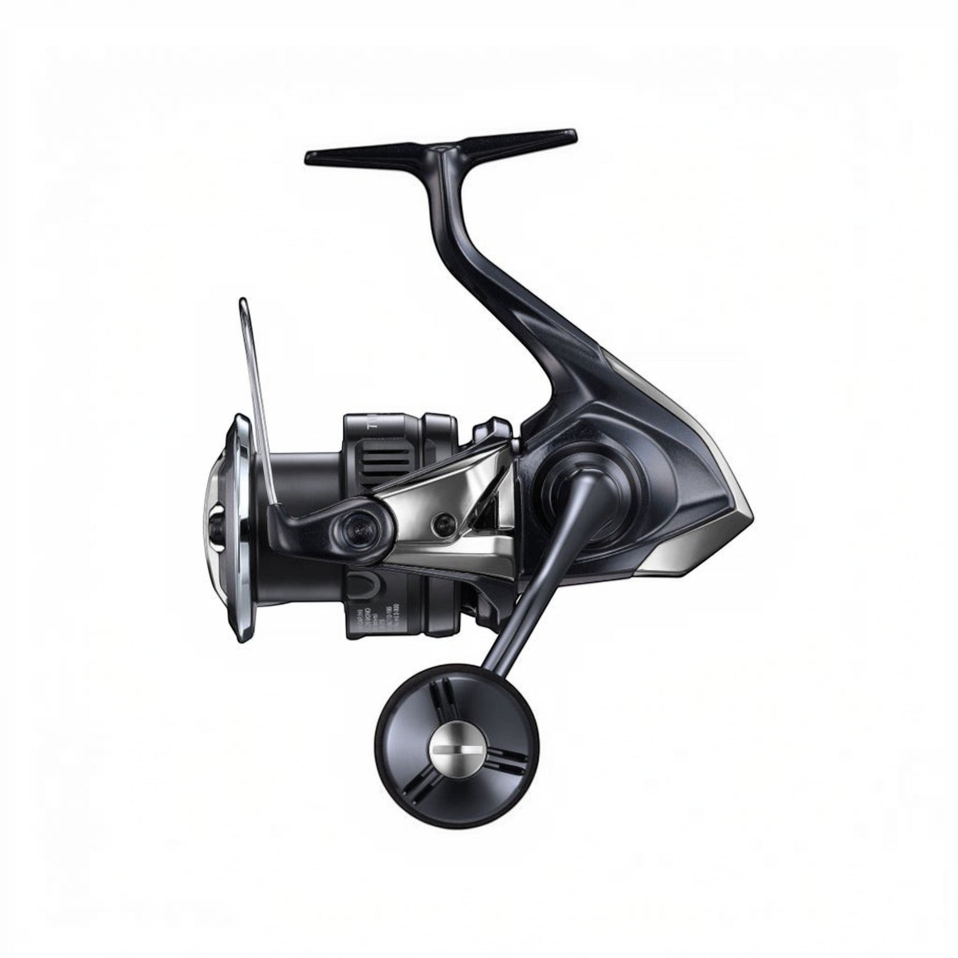 Dogfish Tackle & Marine Shimano Twin Power XD FB Spinning Reel, dark grey and silver, with MGL rotor and DuraCross drag.