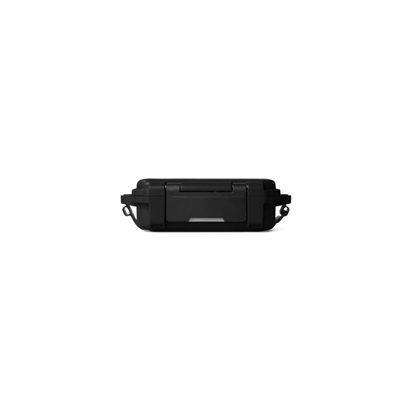 Dogfish Tackle & Marine YETI LoadOut GoBox 1 waterproof black gear case with a secure lockdown latch