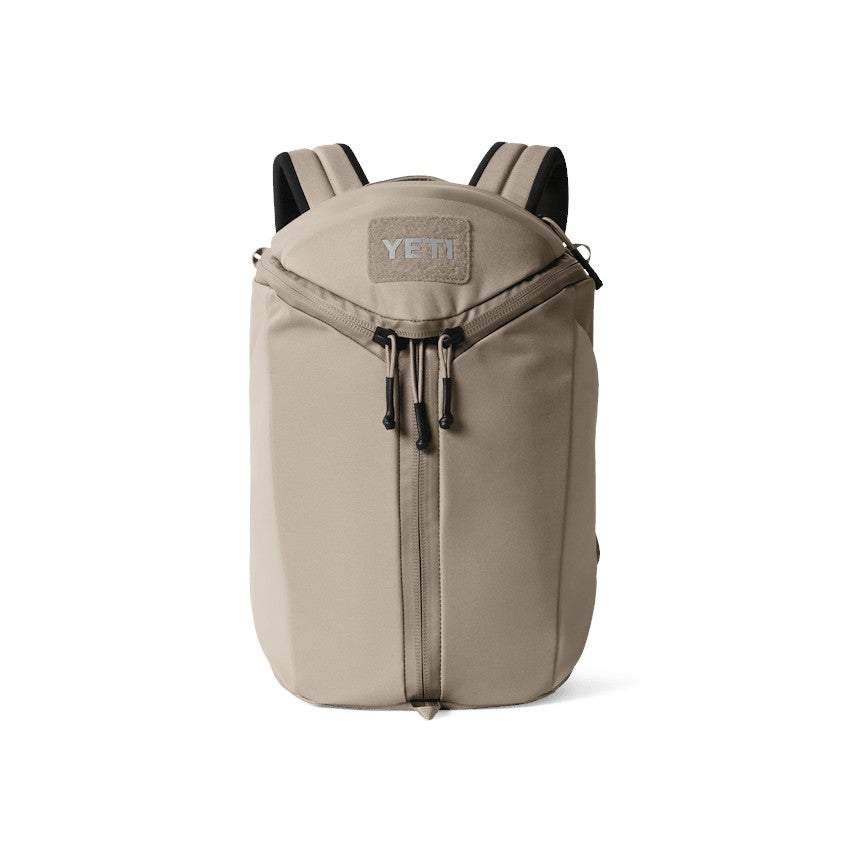 Dogfish Tackle & Marine Yeti Ranchero 12L tan everyday backpack with RipZip opening and durable TuffSkin nylon