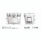 Dogfish Tackle & Marine technical line drawing showing dimensions and capacity of the Yeti Tundra 50 hard cooler.