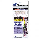 Hayabusa Sabiki Silver Fish Skin Hologram Finish