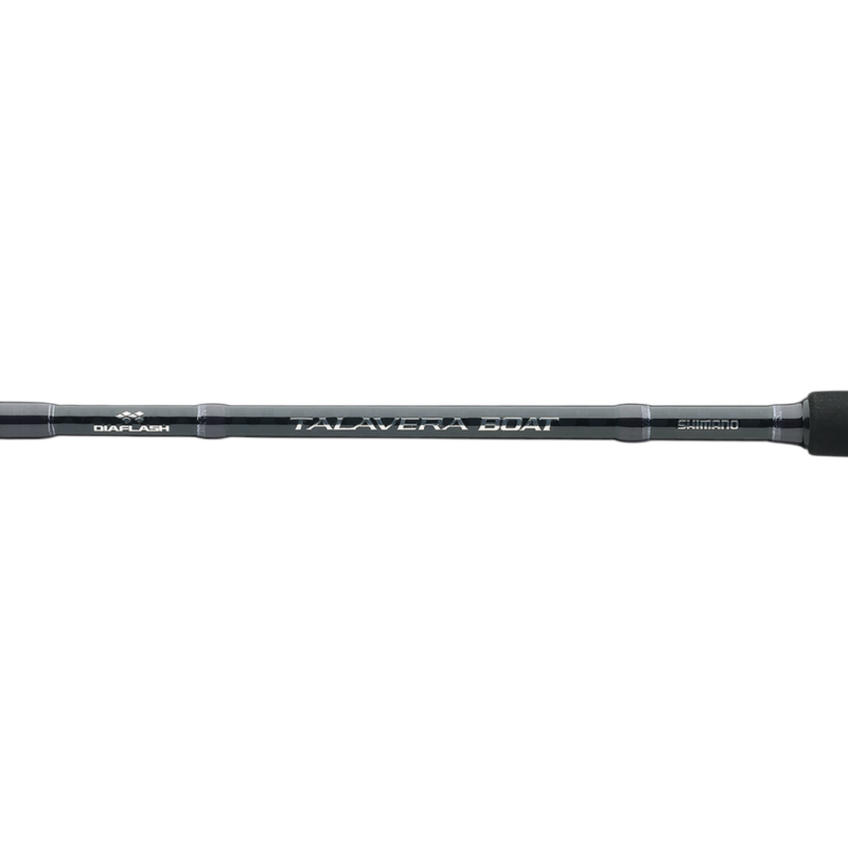 Shimano Talavera Boat spinning rod blank featuring Diaflash carbon tape reinforcement and ergonomic EVA grip.