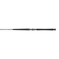 Shimano Talavera Boat spinning rod handle with black EVA grip, Fuji reel seat, and ergonomic V hold design.