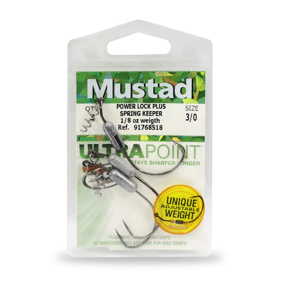 Mustad 91768S18 Power Lock Spring Keeper