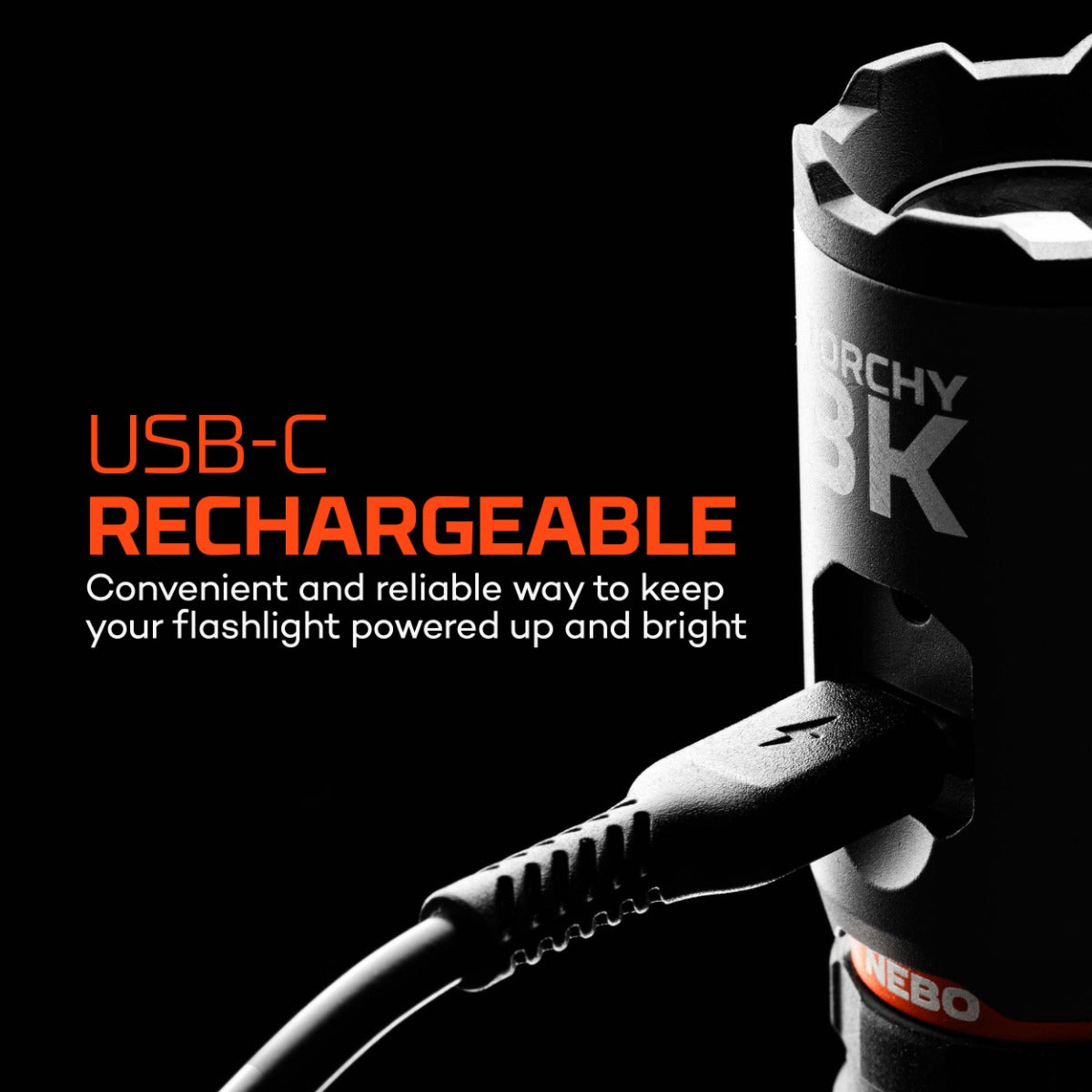 Nebo Torchy 3K Rechargeable Pocket Flashlight - Dogfish Tackle & Marine