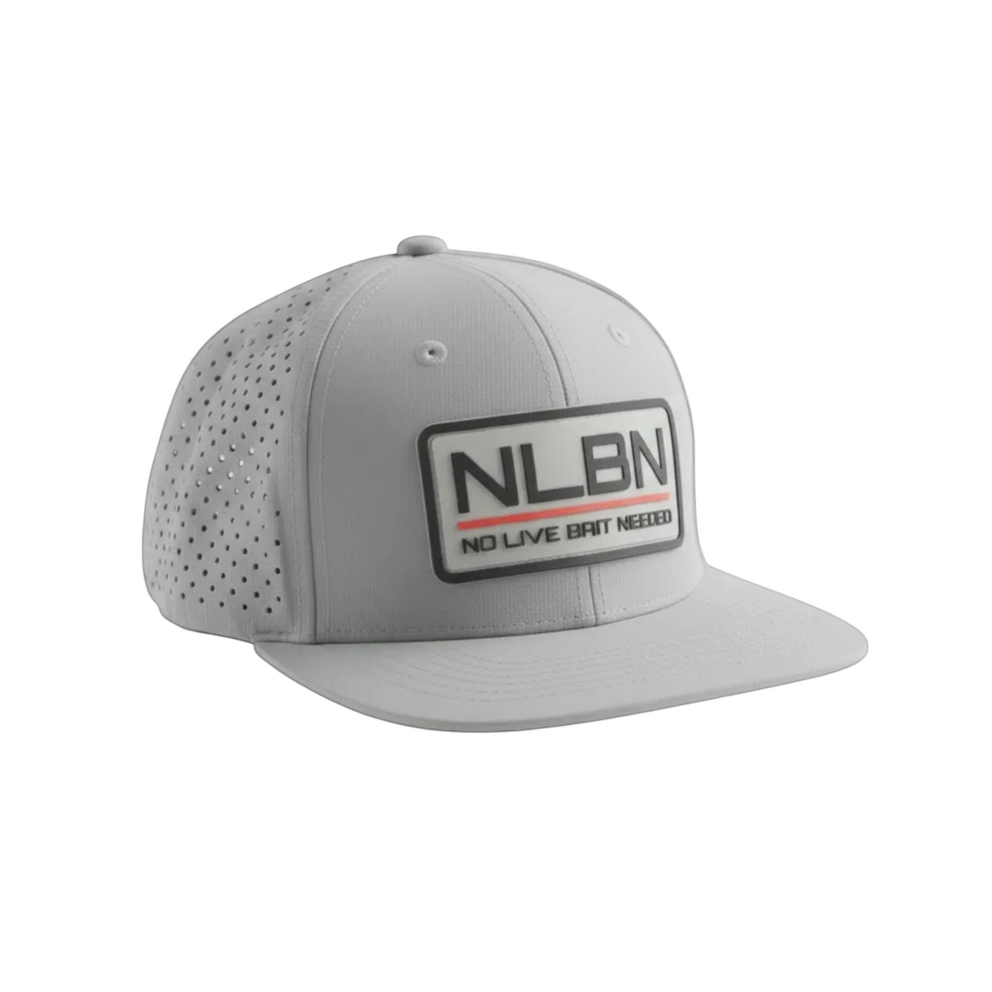 NLBN 6-Panel Performance Lockup Snapback Hats - Dogfish Tackle & Marine
