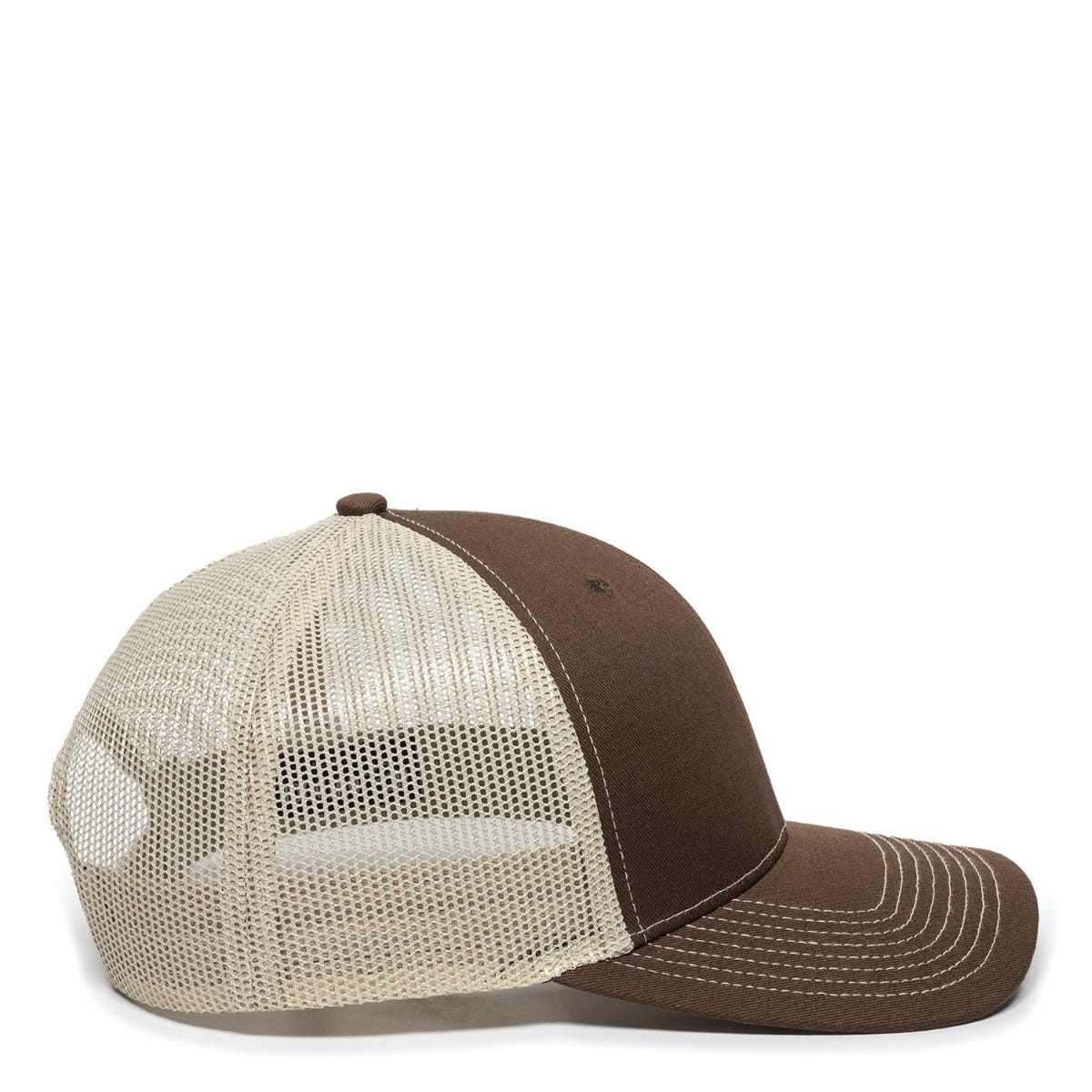 Dogfish Leather Tarpon Patch Premium Trucker Hat - Dogfish Tackle & Marine