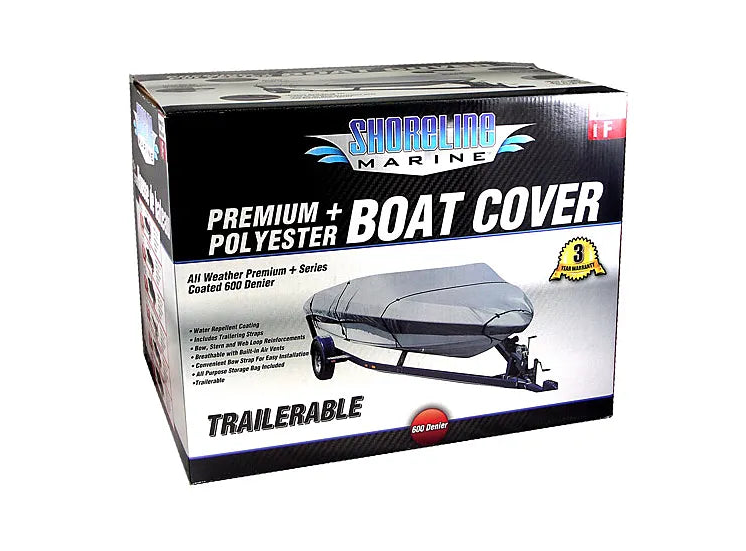 Shoreline Marine Premium Polyester Boat Cover - Dogfish Tackle & Marine