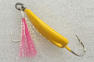 Eupro Pompano Jig w/ Standard steel split ring & teaser