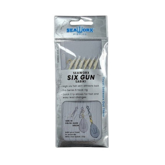 Seaworx Six Gun Sabiki Rigs Dogfish Tackle & Marine