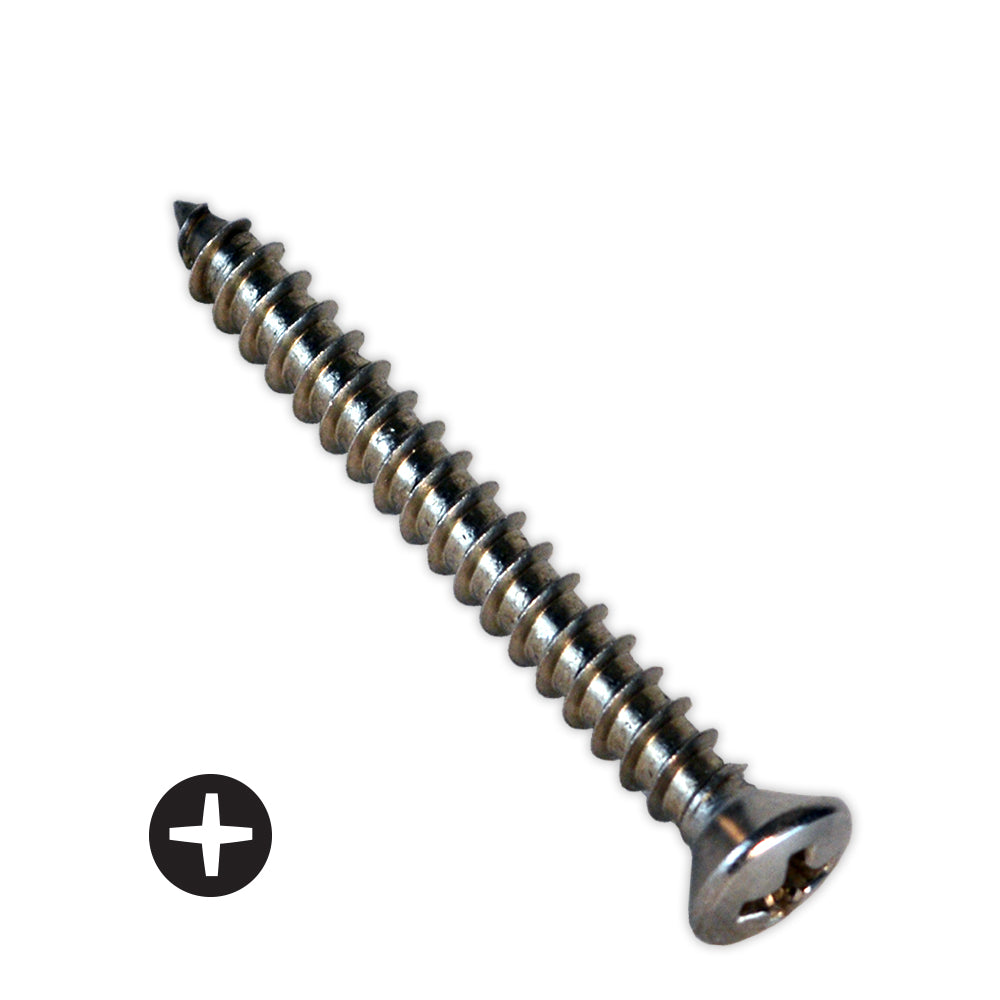 Marpac Stainless Steel Self Tapping Phillips Oval Head Screw