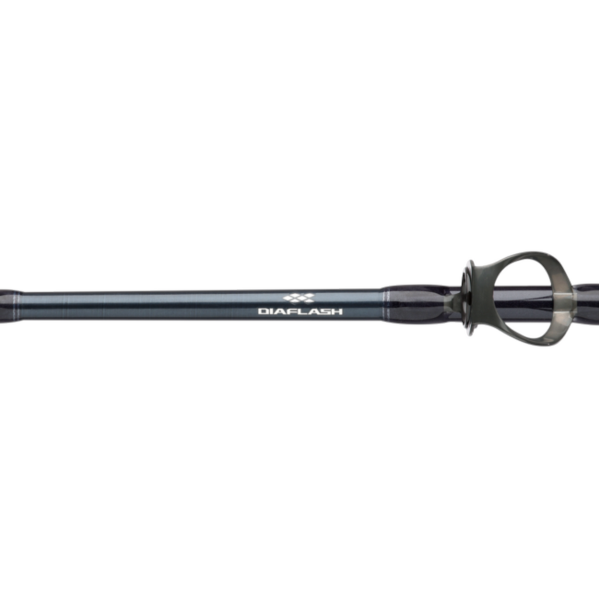 Talavera Bluewater conventional fishing rod butt section with Diaflash carbon tape reinforcement and Fuji guide.
