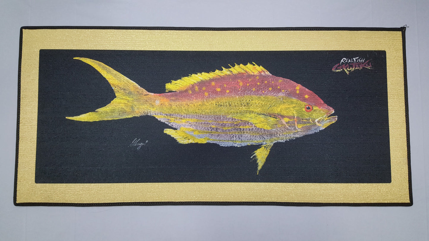 RealFish Gyotaku Floor Mats - Dogfish Tackle & Marine