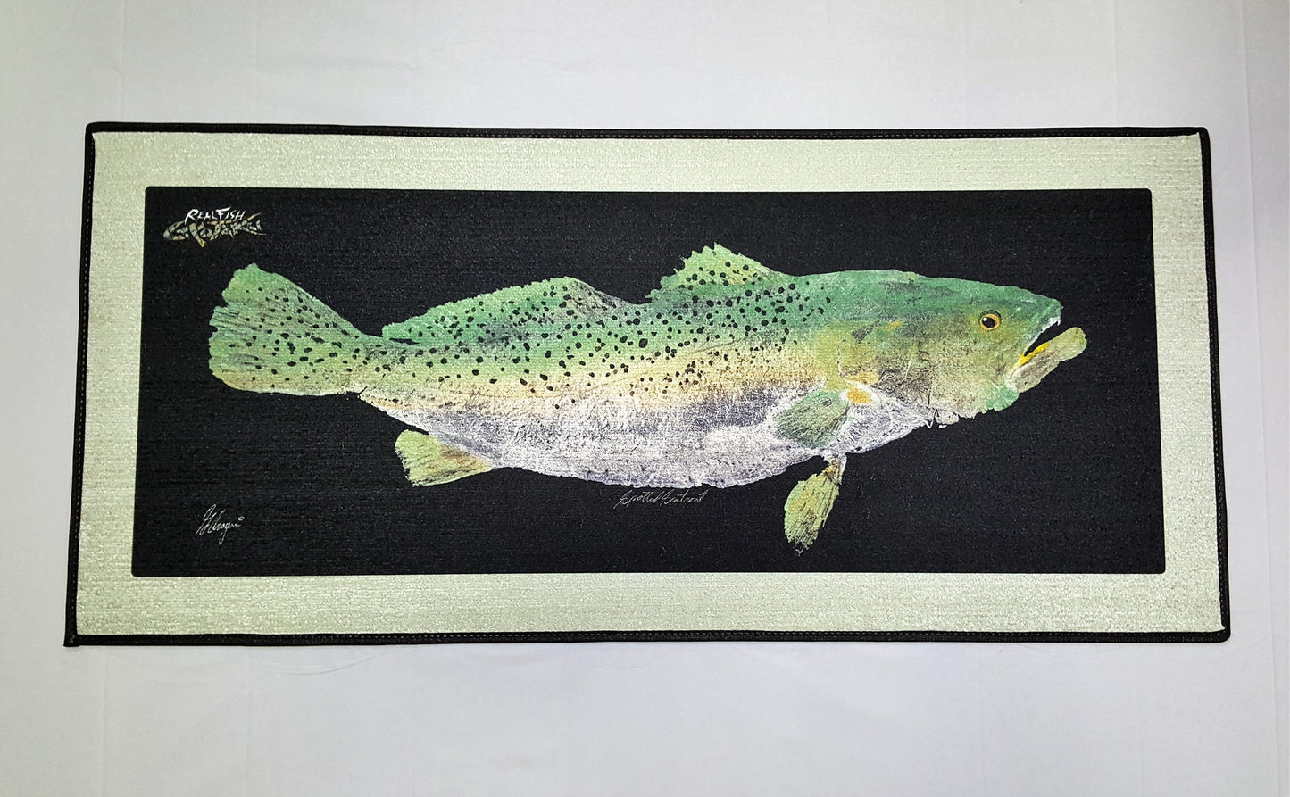 RealFish Gyotaku Floor Mats - Dogfish Tackle & Marine