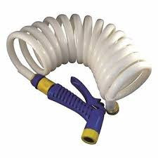 Marpac Coiled Washdown Hose with Nozzle *